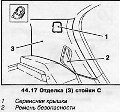 17. При помощи отвертки подденьте сервисную…