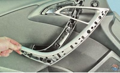 3. …и снимите облицовку.