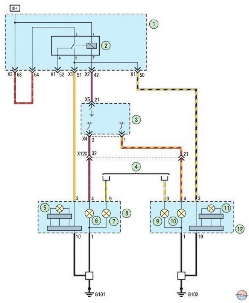 Регулировка фар опель зафира б своими руками схема