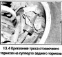 Торсионная балка и рычаги задней подвески — снятие и установка