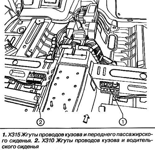 Жгут проводов кузова