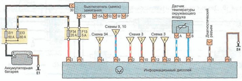 Схема 13. Информационный дисплей