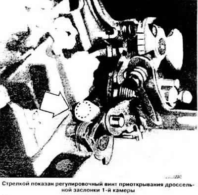 Приоткрывание воздушной заслонки можно также…