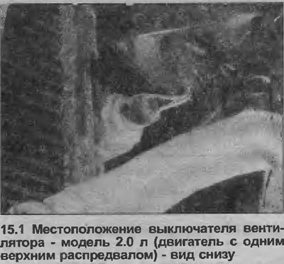 1. Выключатель вентилятора установлен в нижнем…