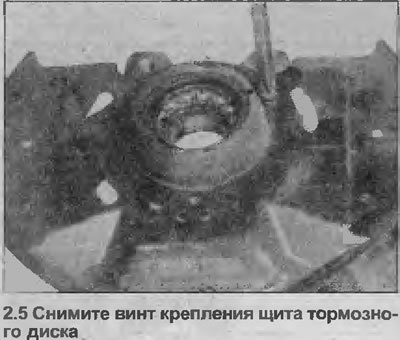 5. Открутите три винта крепления и снимите щит…