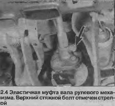 4. Открутите и снимите два стяжных болта…