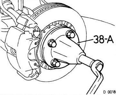 Внимание! После снятия полуоси нельзя нагружать…