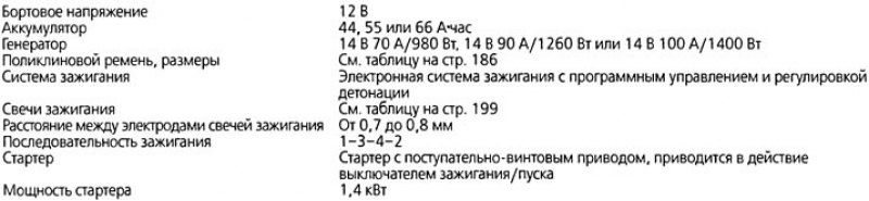 Электрическая система