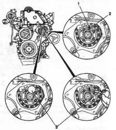 6.37 Установка приспособления КМ927 (3): 1.…