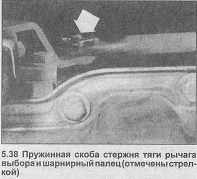 38. Тяга рычага выбора может быть отрегулирована,…