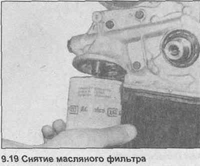 19. Открутите масляный фильтр от кожуха масляного…