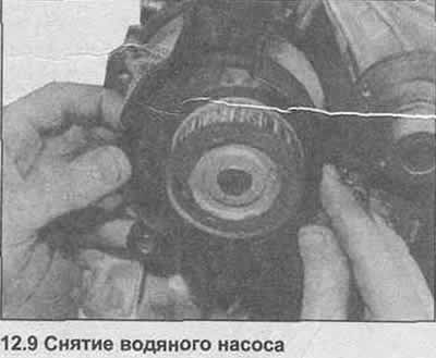 9. Открутите и снимите три зажимных болта и…