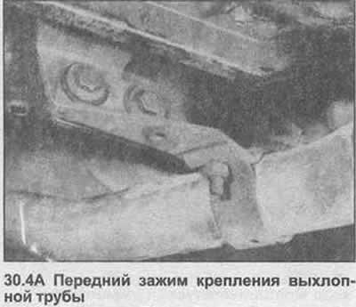 4. Открутите передний зажим и отсоедините…