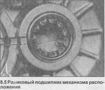 5. Снимите роликовый подшипник механизма…