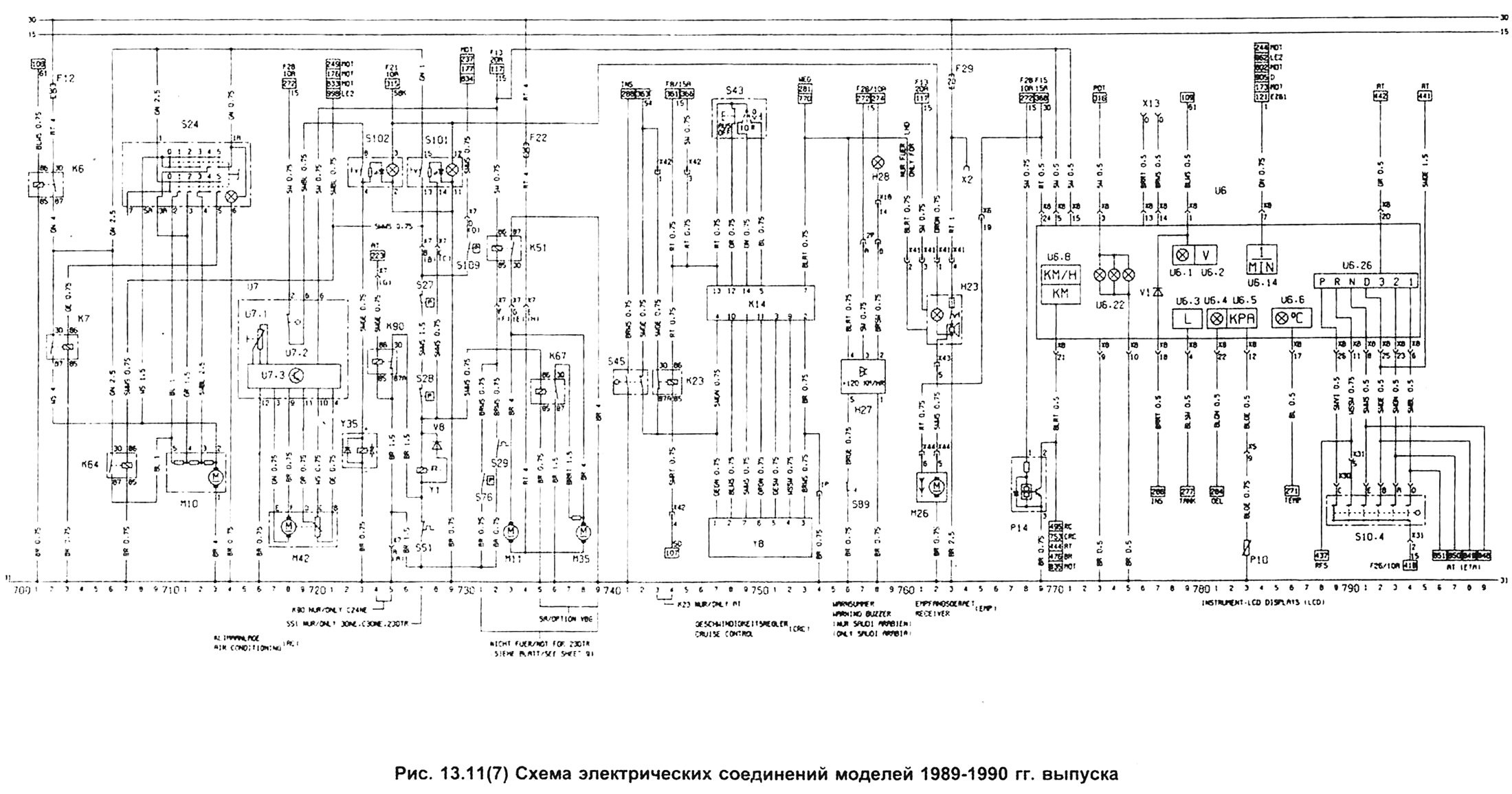 Xarios 500 схема электрическая