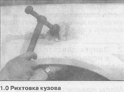 Небольшие вмятины на кузове выровняйте с помощью…