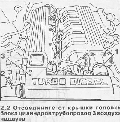 3. Снимите впускной коллектор.