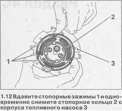 Установка топливного насоса выполняется в…