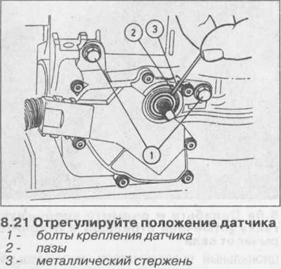 22. Соедините рабочий рычаг с валиком и зажмите…