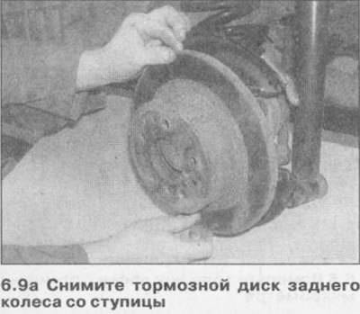 Установка тормозного диска выполняется в…