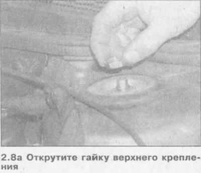 8. Поддерживая стойку, снимите крышку ее верхнего…