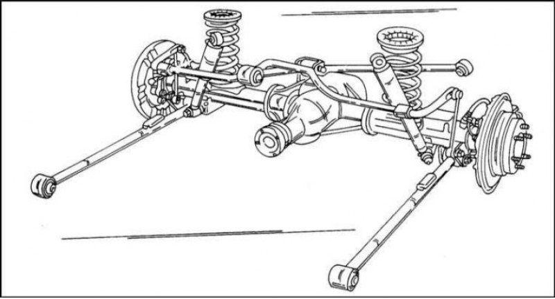 Схема подвески опель фронтера