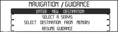 Рис. 1.30. Меню Navigator/ Guidance