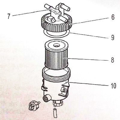 уплотнитель (9).