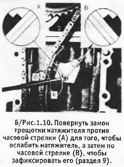 15. Для проверки натяжения цепи газораспределения…