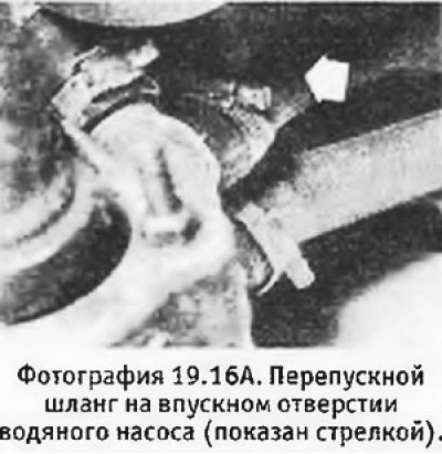 16. Отсоединить перепускной шланг от впускного…