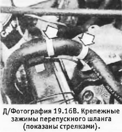 16. Отсоединить перепускной шланг от впускного…
