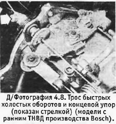 8. Обратить внимание на положение концевого упора…