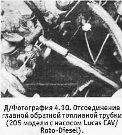 10. Отсоединить от трубки штуцера главную…