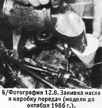 8. Свежее масло заливается в коробку через…