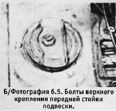 5. Подпереть нижний конец передней стойки…