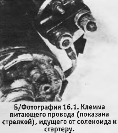 1. Вывернуть и снять гайку, крепящую к клемме…