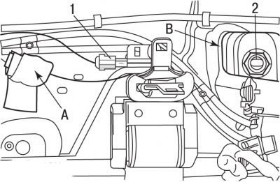 Рис. 9.61. Подсоединения и крепления антенны на…