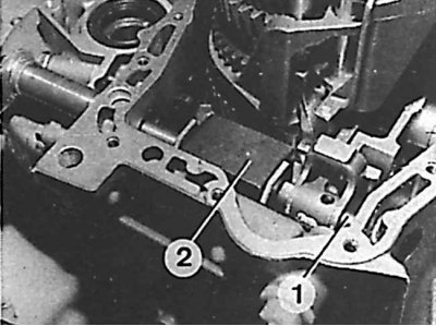 1 – ось; 2 – дистанционный элемент