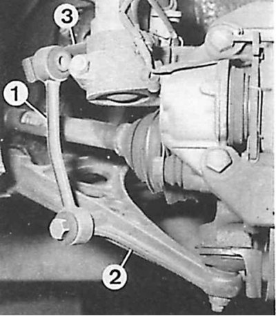 1 – соединитель, 2 – рычаг, 3 – стабилизатор