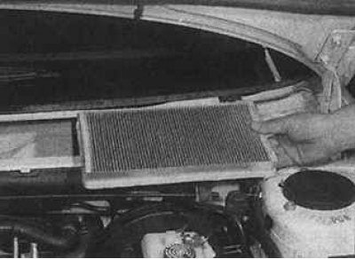 5. Полностью уберите фильтр из автомобиля.