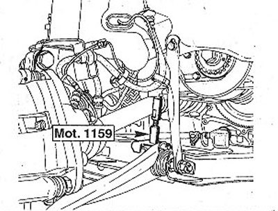 5.81 Приспособление Mot. 1159 в качестве опоры…