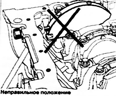 При установке ремня привода…
