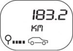 Рис. 2.10. Индикация пройденного расстояния