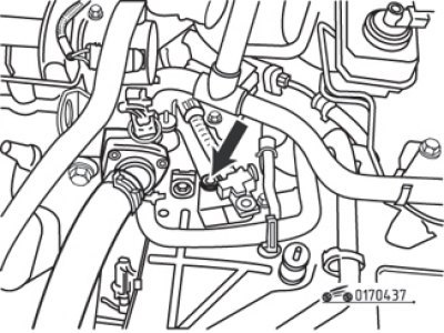 Рис. 4.37. Наливная пробка автоматической коробки…