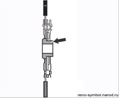 Рисунок 4.6. Выступающая часть ступицы ведомого диска должна быть обращена в сторону коробки передач