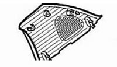 Отделка задней стойки