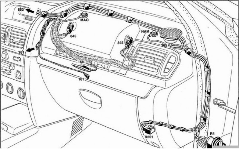 Рис. 6. Панель приборов (правая сторона).