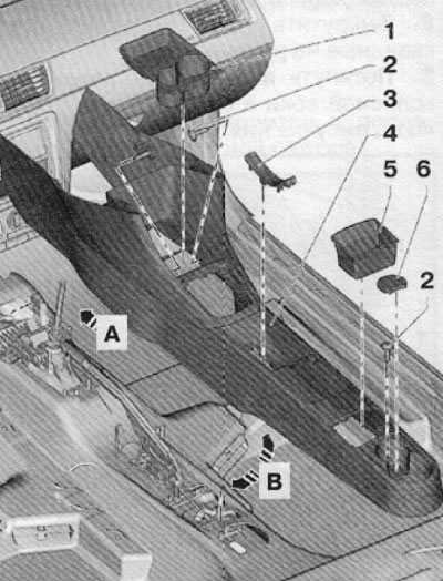 1. Держатель чашек; 2. Винт крепления, момент…