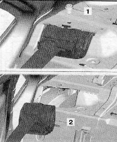 7. Снять автоматическую втягивающую катушку (2) с…