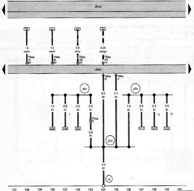 J519 Контрольный модуль питания